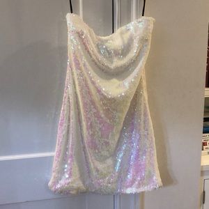 New with tags: Forever 21 sequin strapless dress